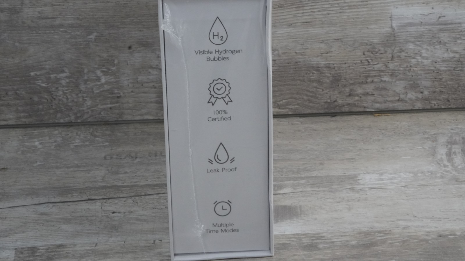 Purpawse Premium Hydrogen Water Bottle 6000 PPB SPE PEM UV Light 7.7oz Sealed