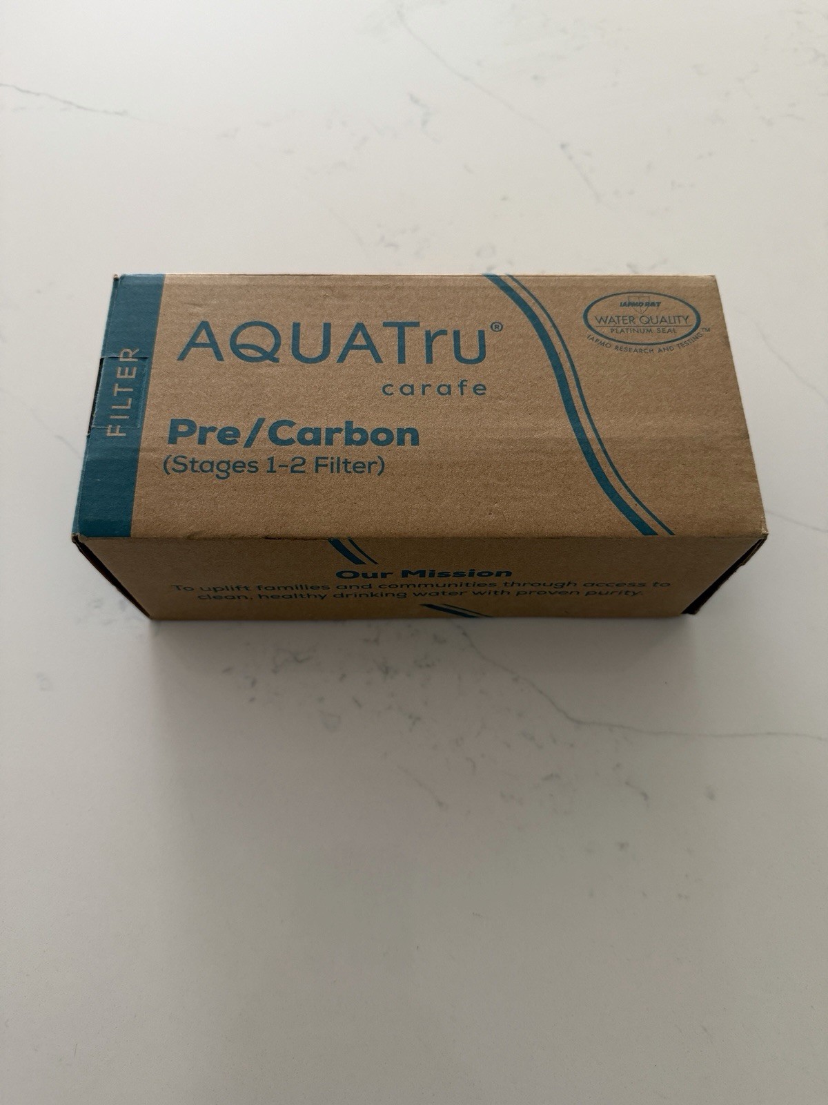 AquaTru Carafe AT100 1-2 Stage Pre/Carbon Filter – Genuine Filter