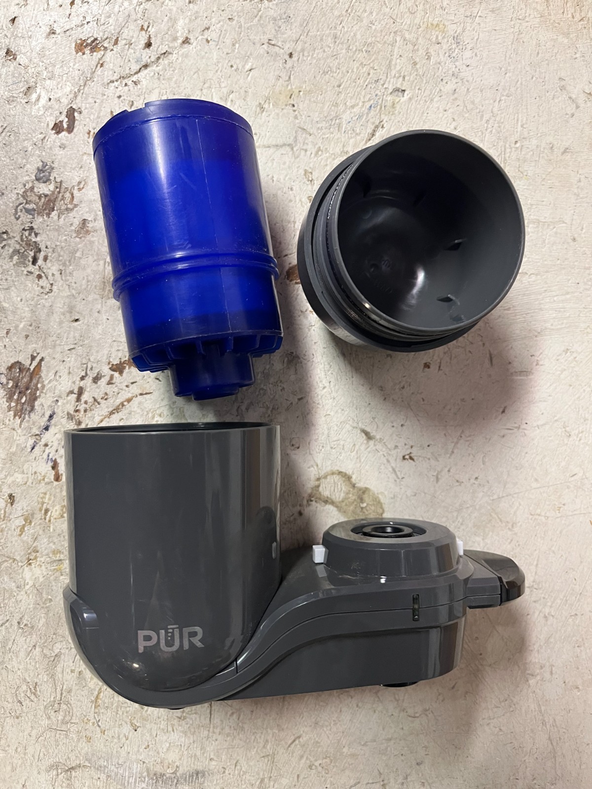 PUR PLUS Faucet Filtration System – Gray, Vertical