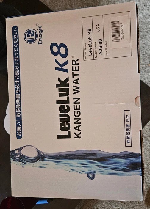 Enagic LeveLuk K8 KANGEN WATER Alkaline Filtration Ionizer Machine