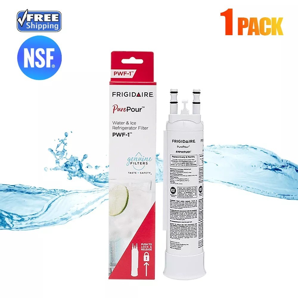 1 pack Frigidaire FPPWFU01 PWF-1 Refrige PurePour Water &Ice Refrigerater Filter
