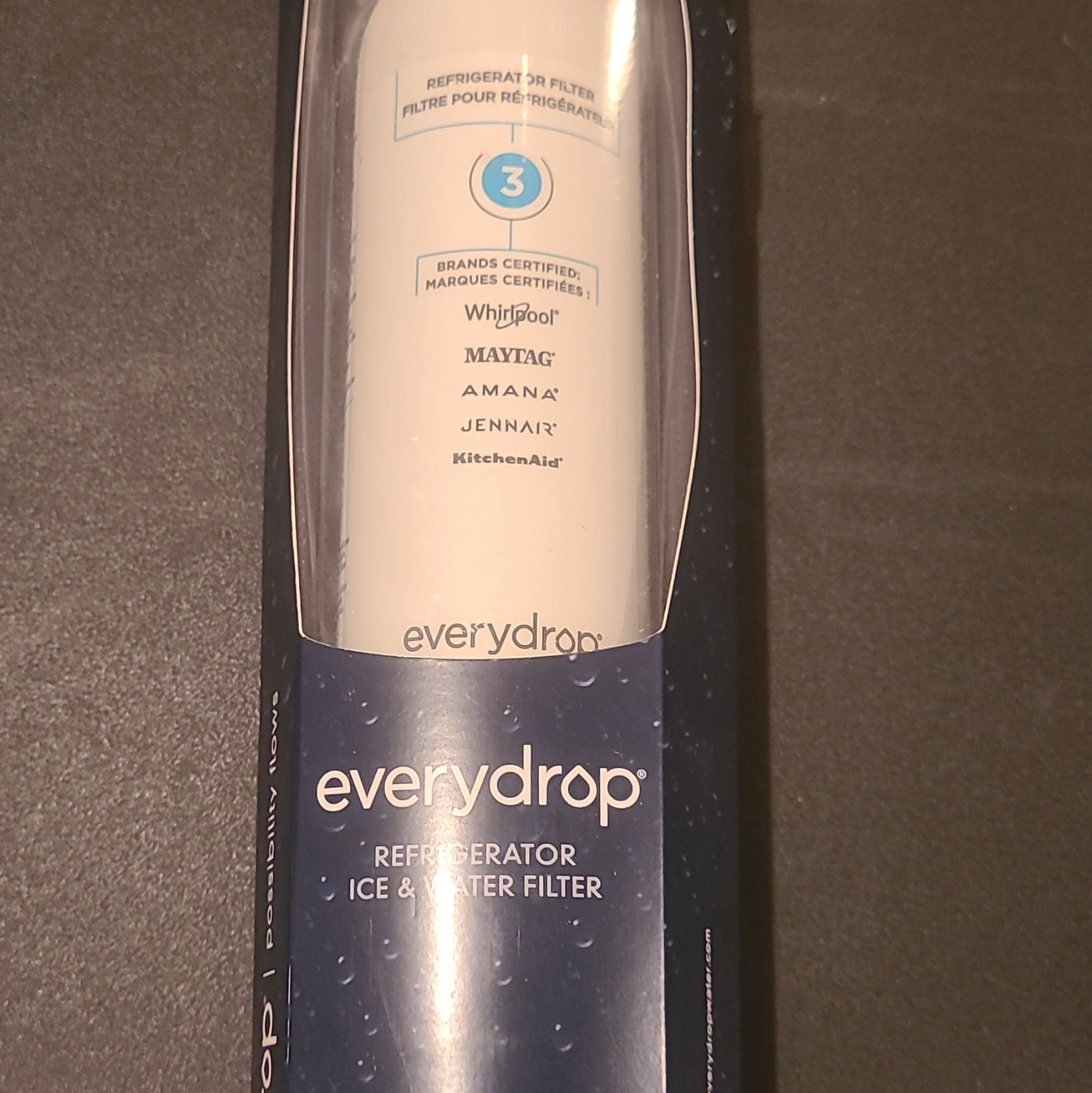 Everydrop Refrigerator Ice & Water Filter #3 Filtration BRAND NEW SEALED