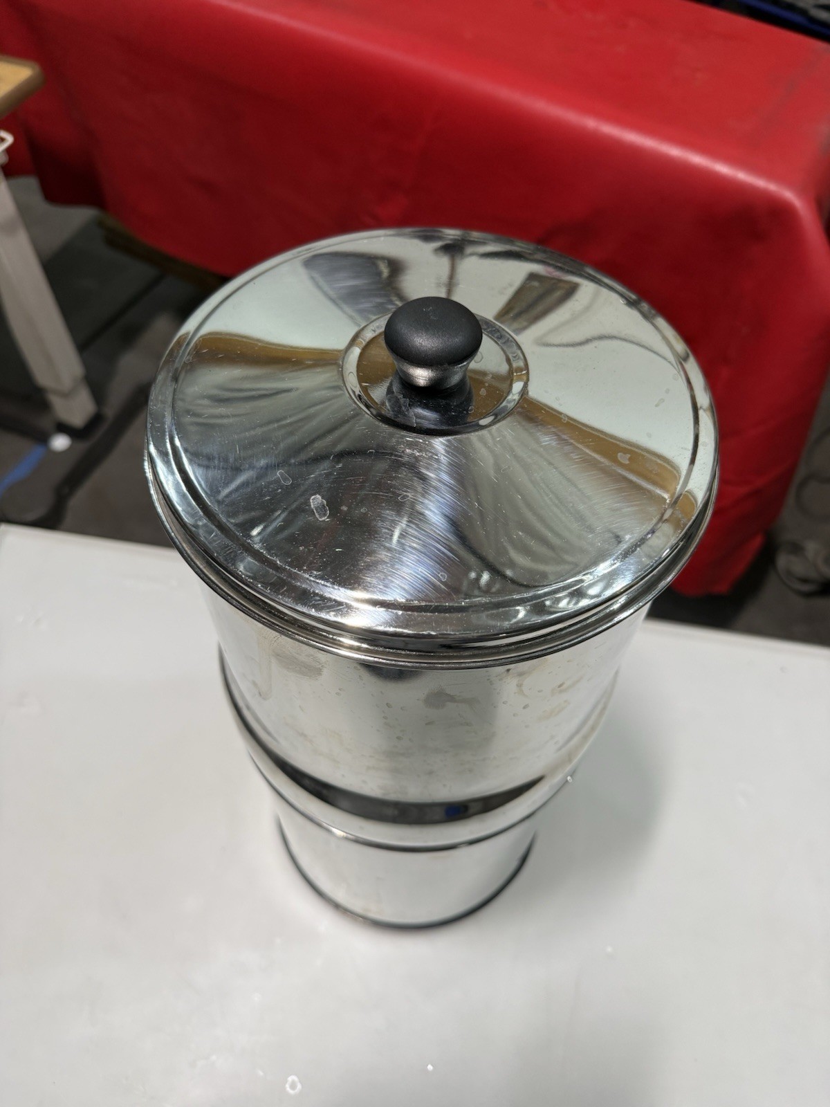 Gravity-fed Water Filter System 2.25G Countertop Stainless Steel w/ 2 Filters