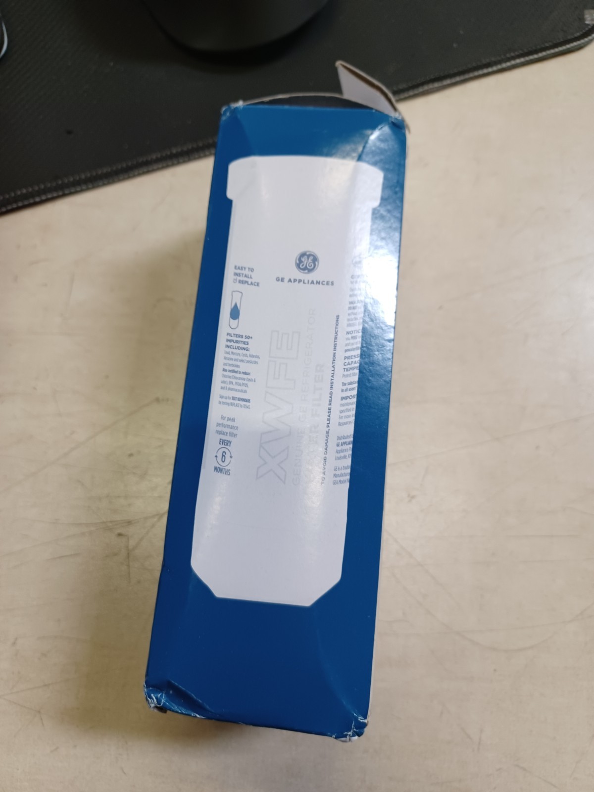 Genuine GE XWFE Refrigerator Water Filter – White OEM No Chip