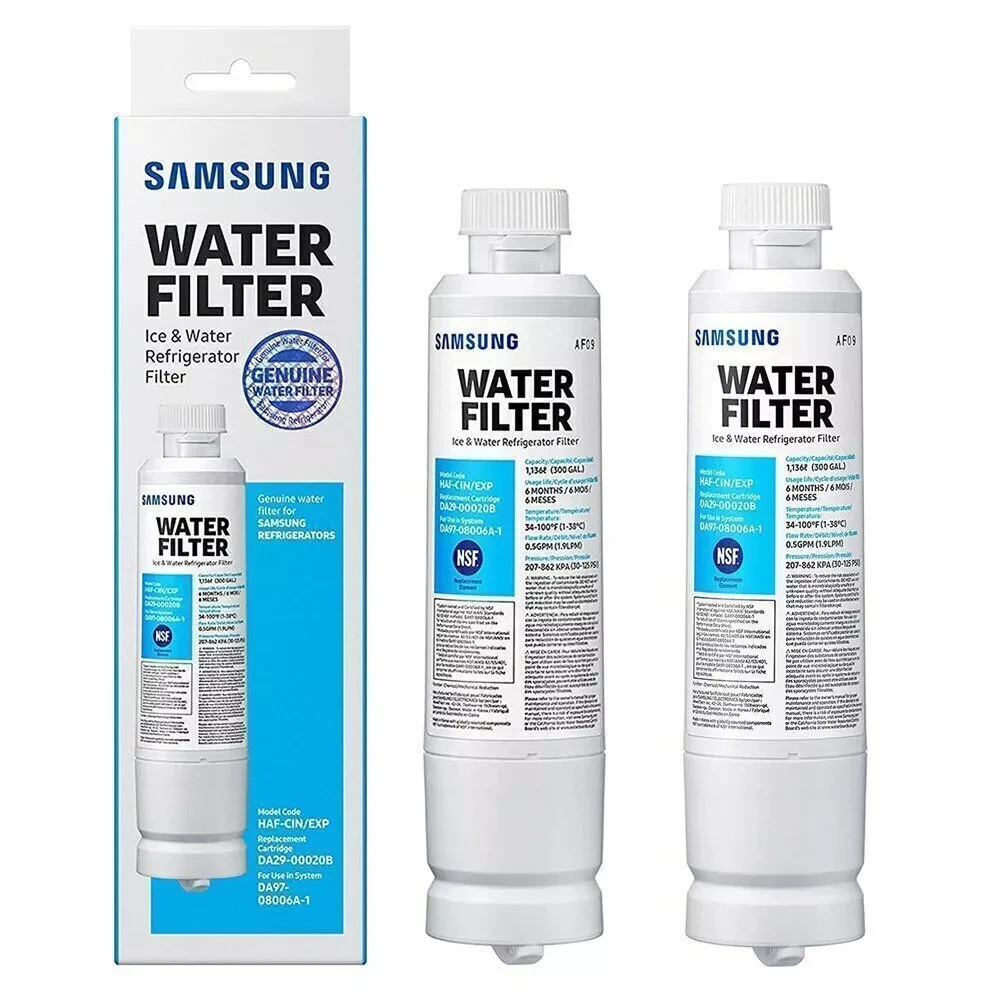 2 PACK New Genuine Samsung DA29-00020B HAF-CIN/EXP Refrigerator Water Filter US