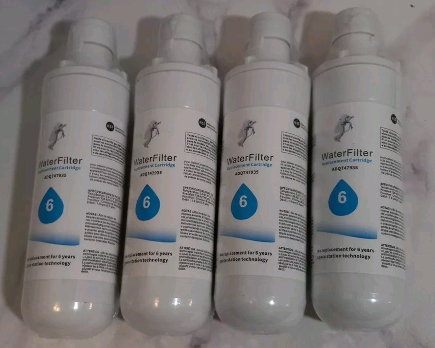 Unbranded Replacement Refrigerator Water Filters ADQ747935 Lot Of 4 Without…
