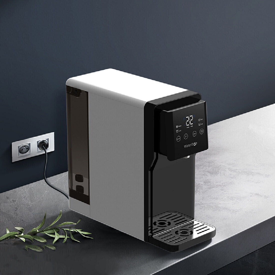 Waterdrop – N1 Countertop Reverse Osmosis Water Dispenser – Black and White