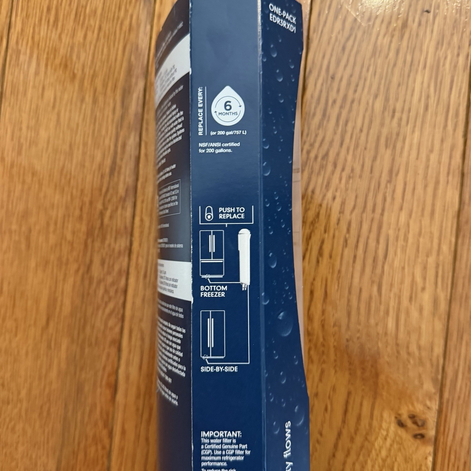 Εvery Drop Refrigerator Ice & Water Filter 3 Everydrop Brand New In Box