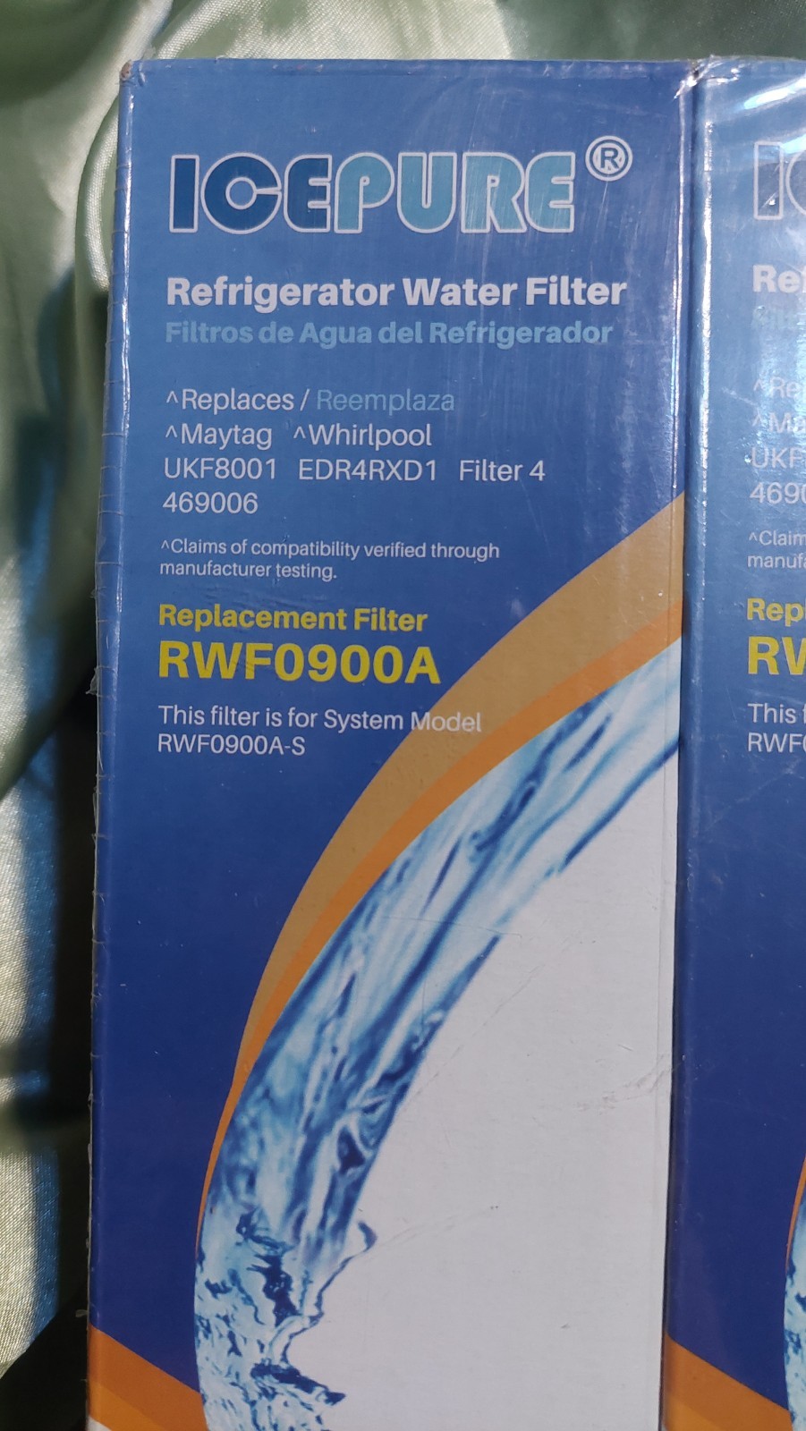 ICEPURE Refrigerator Water Filter RWF0900A Filter New in Box (lot of 3)