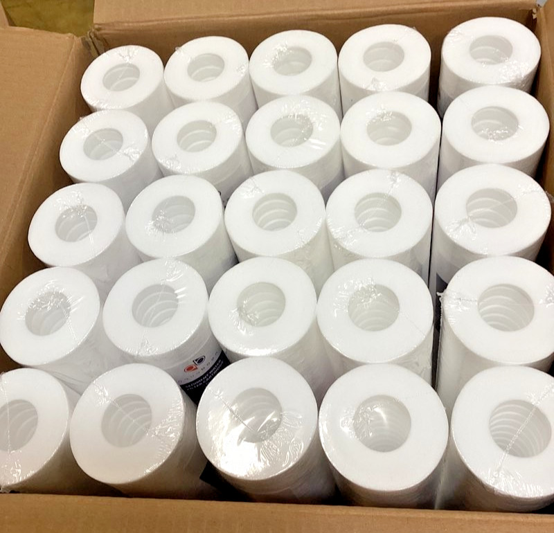 Aquaboon 25‑Pack 1 Micron Sediment Water Filters, 10″x2.5″ Standard