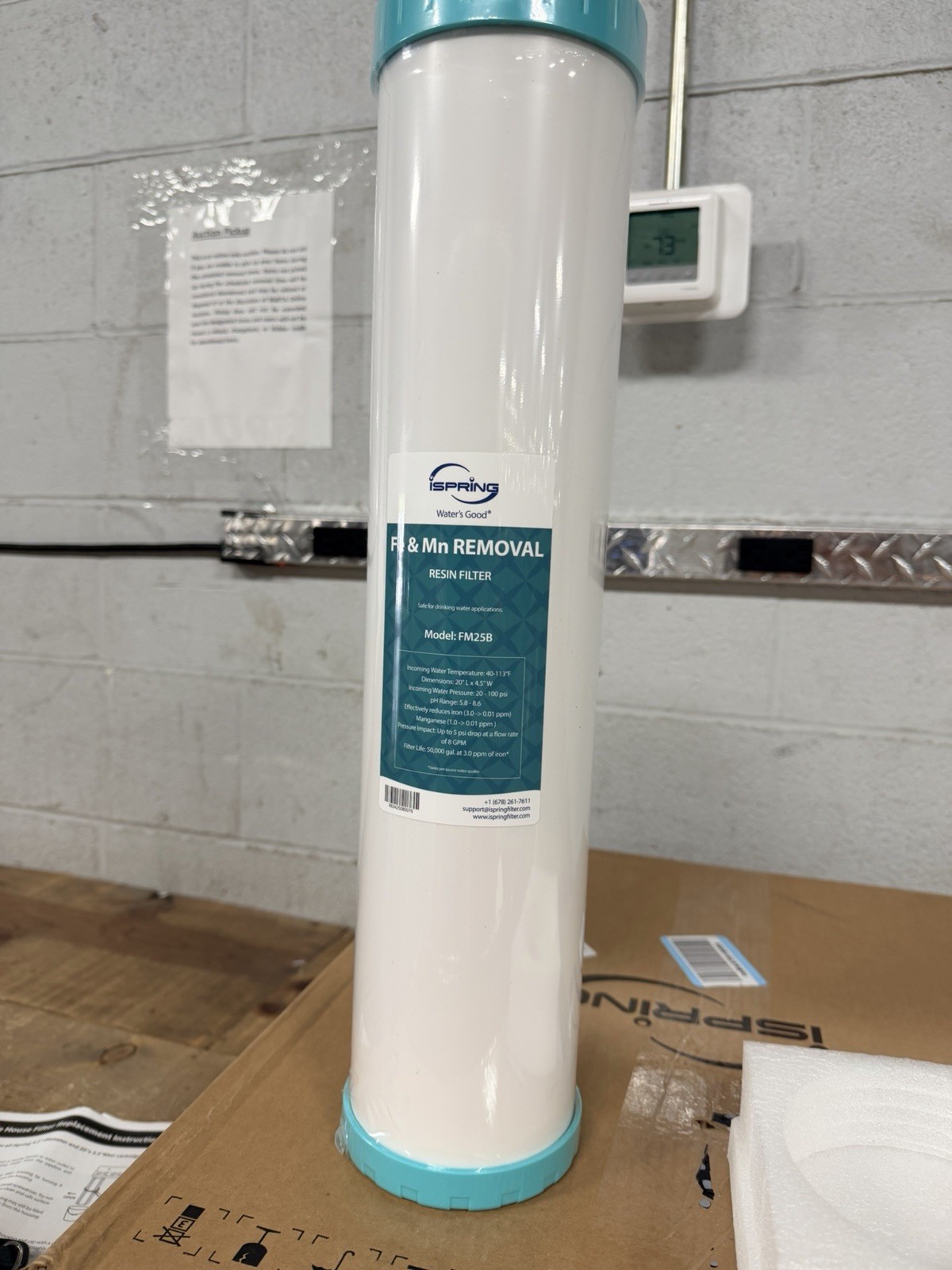Ispring F3WGB32BM 4.5” X 20” 3-Stage Whole House Water Filter Set Replacement Pa