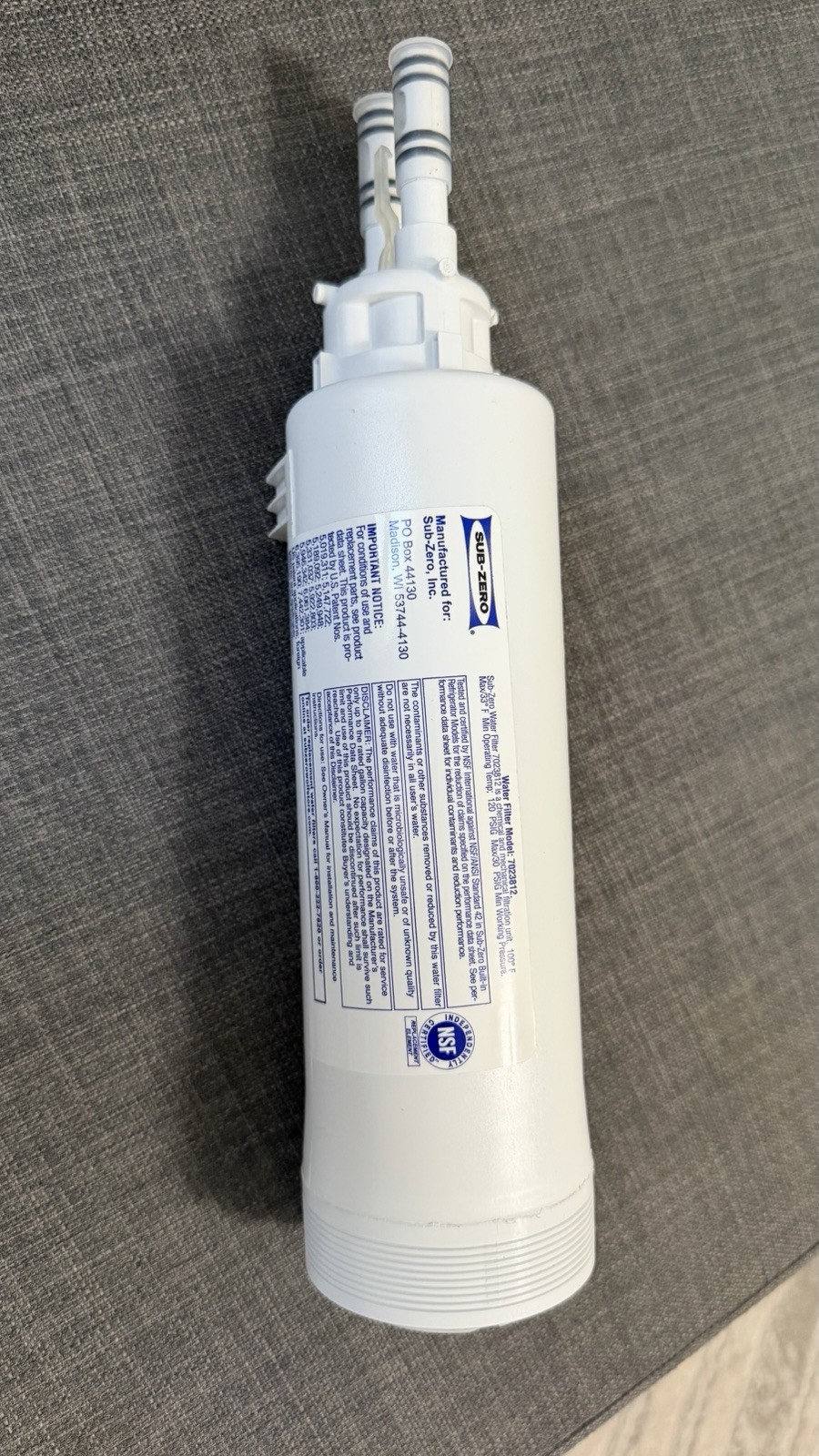 Sub-Zero 7023812 Refrigerator Water Filter Replacement Cartridge