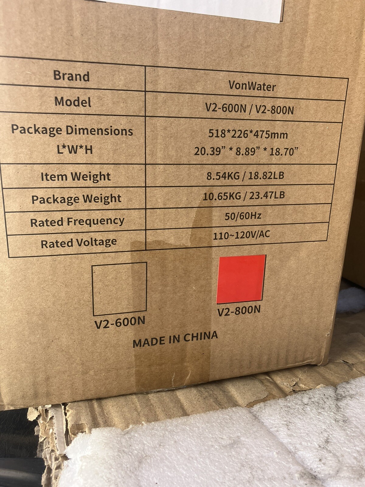 800GPD Tankless Reverse Osmosis Water Filter System high Flow UnderSink-VonWater