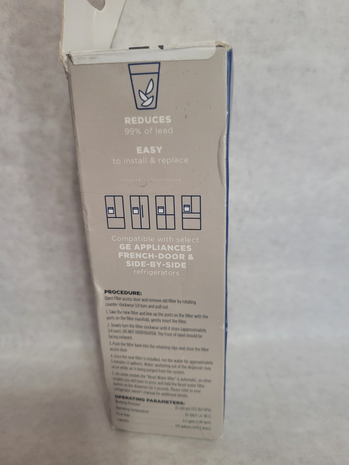 GE XWFE Refrigerator Water Filter Genuine Replacement Cartridge Sealed NOB