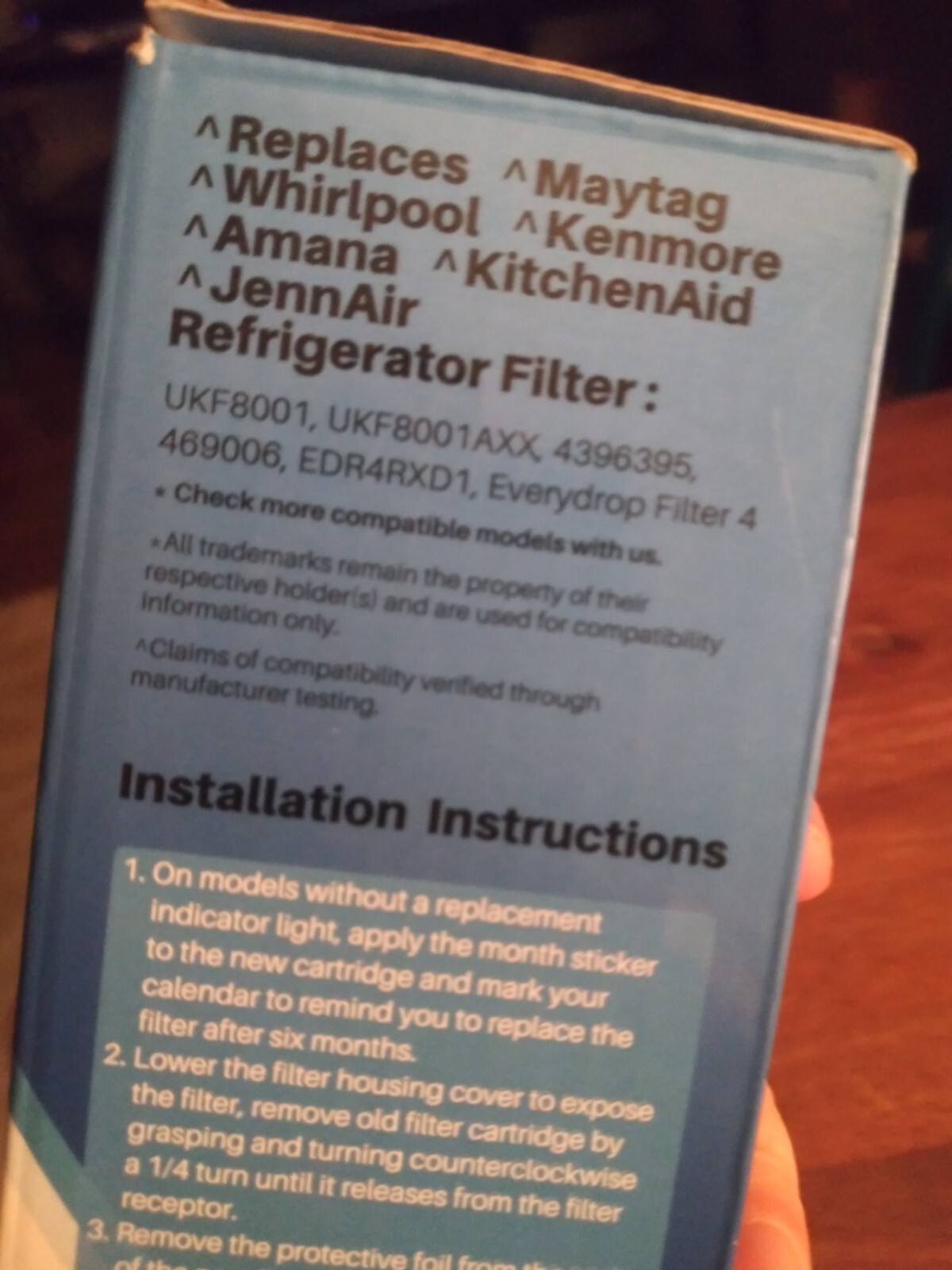 Brand New IcePure RWF0900A Refrigerator Water Filter – Blue/White