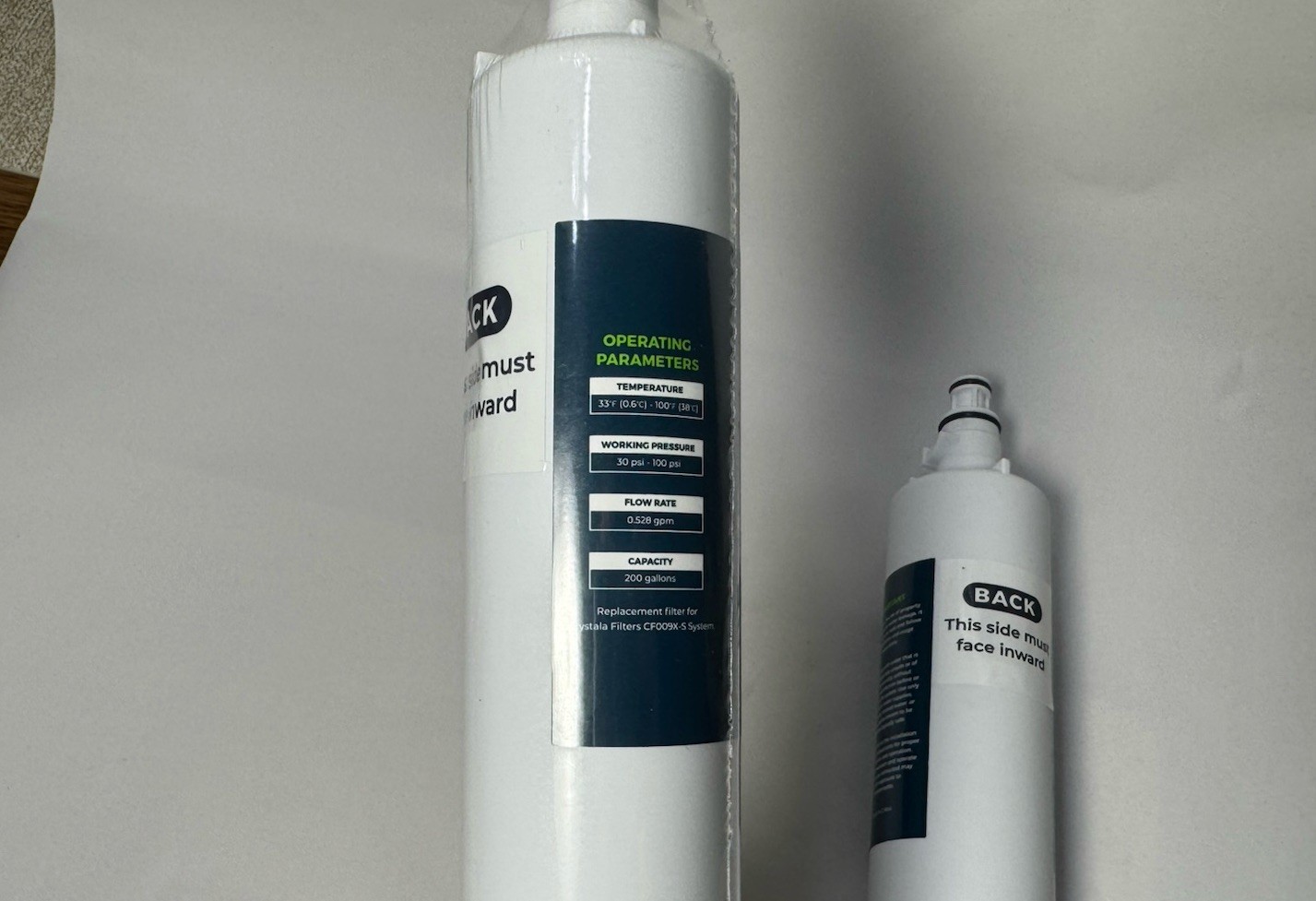Crystala Filters Replacement for GE® RPWFE, RPWF (with CHIP) Water Filter