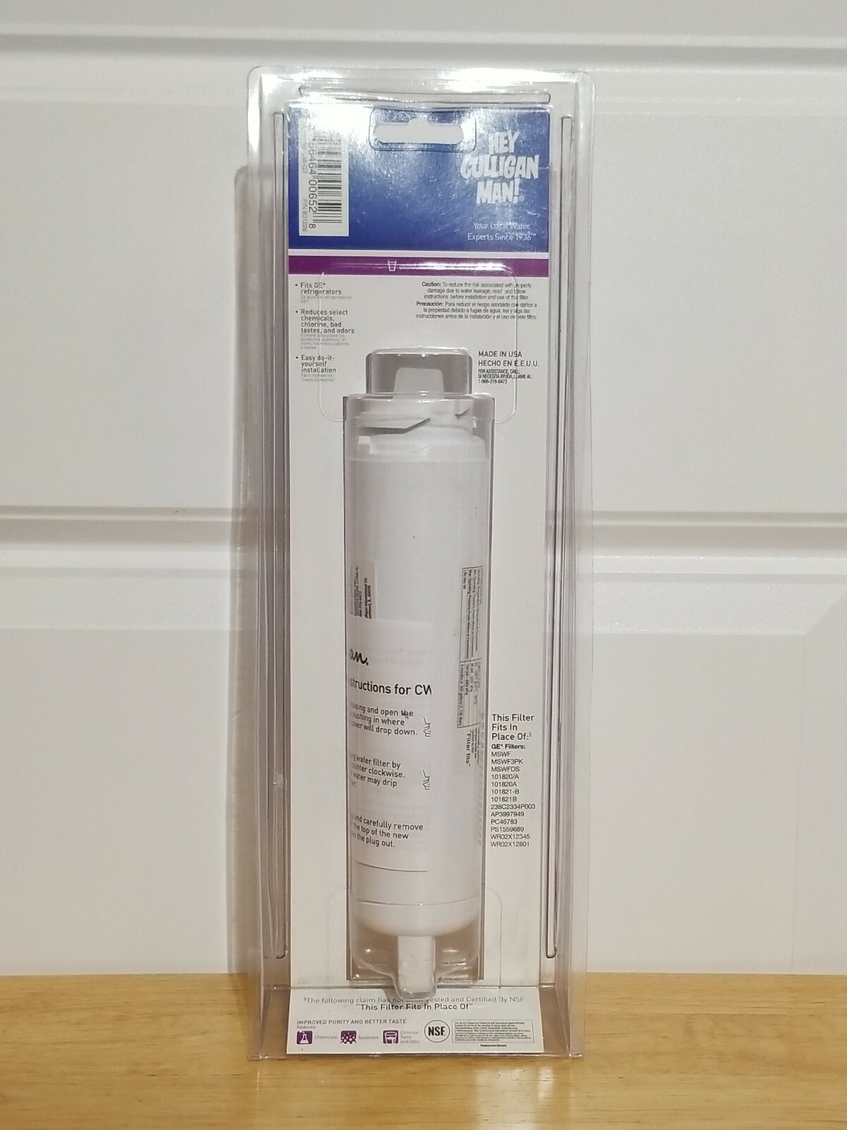 BRAND NEW SEALED – Culligan Refrigerator Filter CW-G3 Replacement for GE MSWF