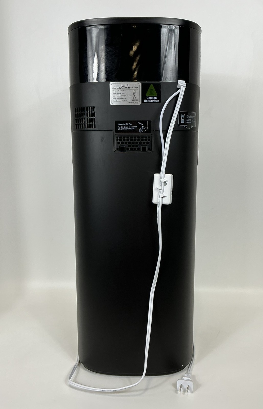 Lacidoll 5.3Gal Cool & Warm Mist Humidifier 2000 sq ft Whole House w/ Tube Black