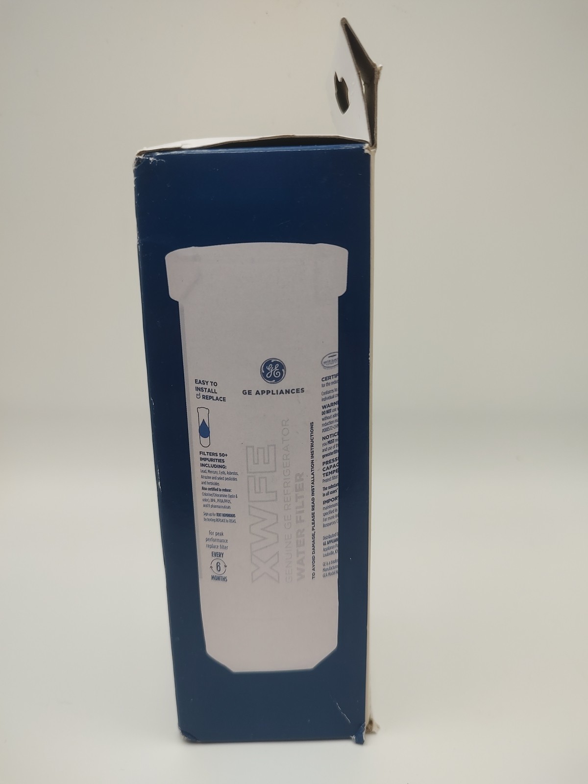 GE XWFE Replacment Refrigerator Water Filter Without Chip