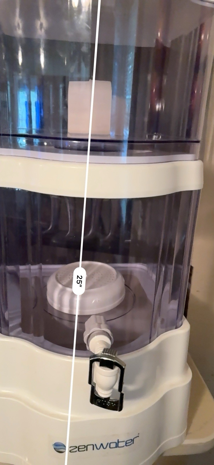 8 gallon Zen Gravity Water Filter – 8-Stage Ceramic, Carbon, Silica & Mineral