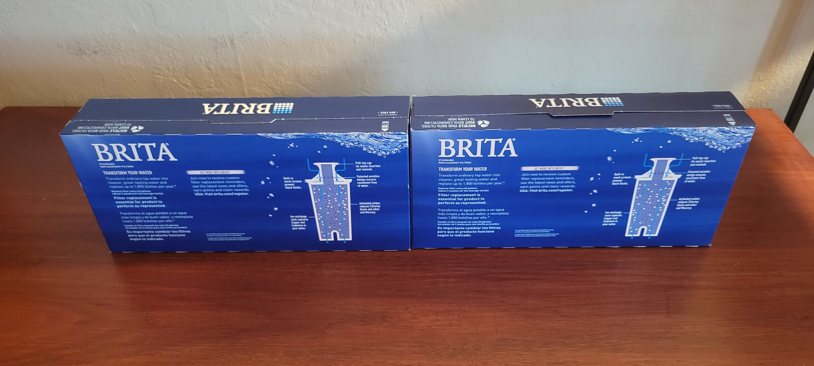 Brita Pitcher Replacement Filters #987554 Value Pack Brand New