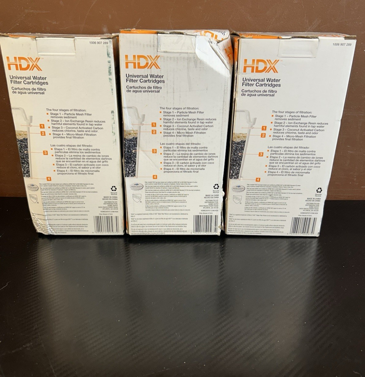 HDX Water Pitcher Replacement Water Filter Cartridges, BPA Free (24-Pack)