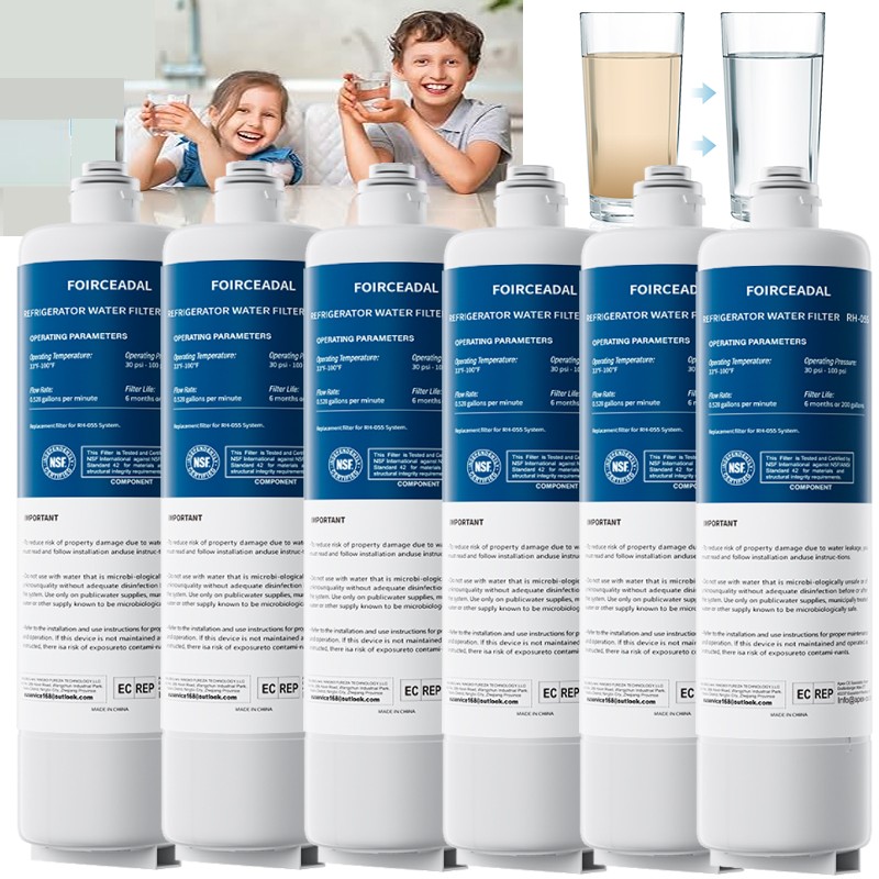 2-6pack NEW For Bosch Ultra Clarity Pro BORPLFTR50 BORPLFTR55 Water Filter White