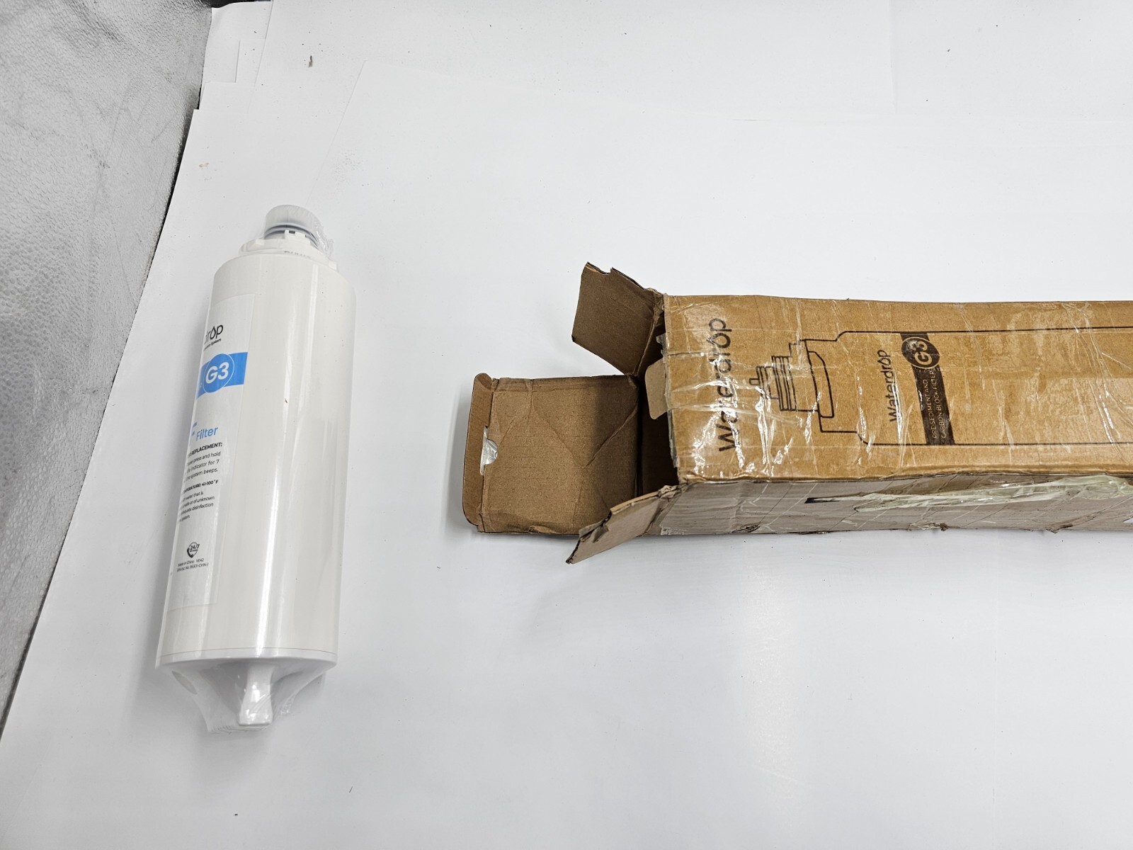 Waterdrop Pre-Sediment & Carbon Block Water Filter B-WD-G3-N1CF CF Filter White