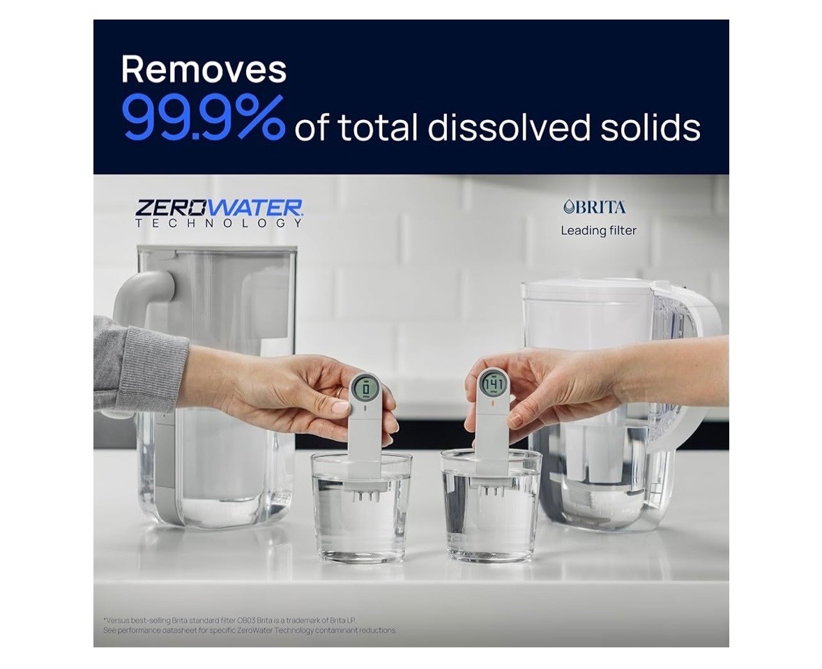 2 PACK Culligan with ZeroWater Technology Water Filter 5-Stage Advanced