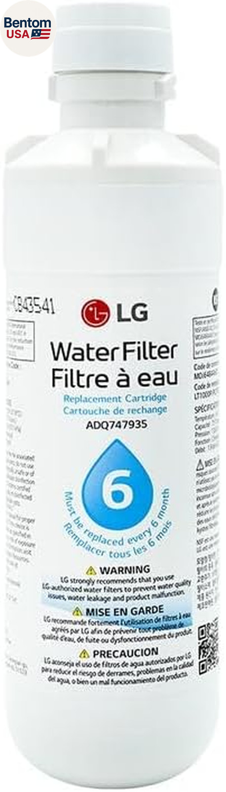LG LT1000P – 6 Month / 200 Gallon Capacity Replacement Refrigerator Water Filter