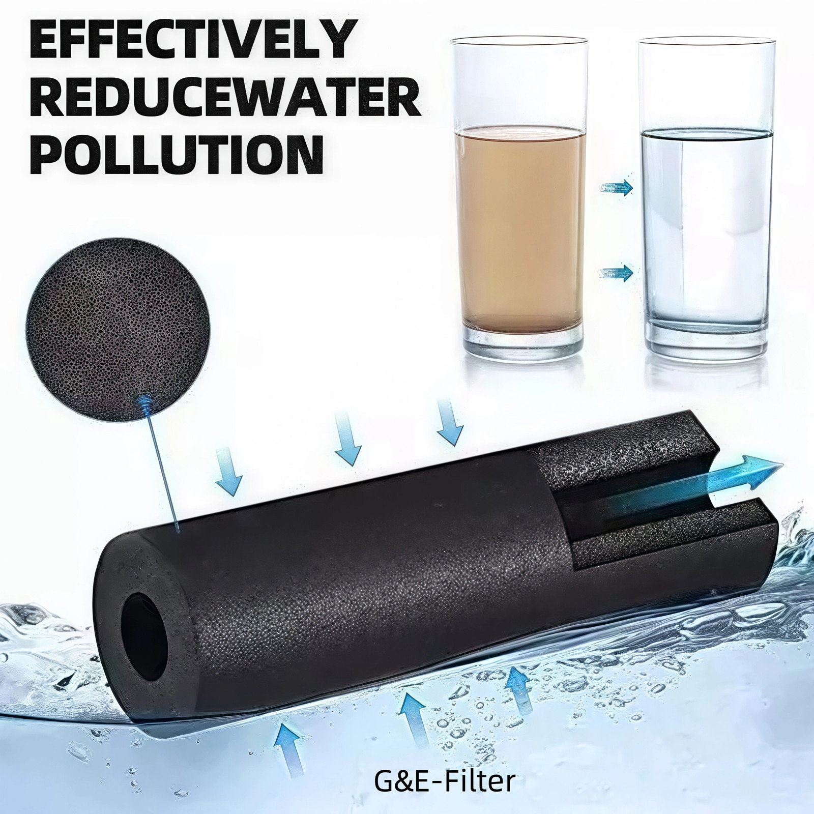 3Pack LG LT1000P/ADQ747935 GF-D706BSL Fridge Refrigerator Fresh Water Filter NEW