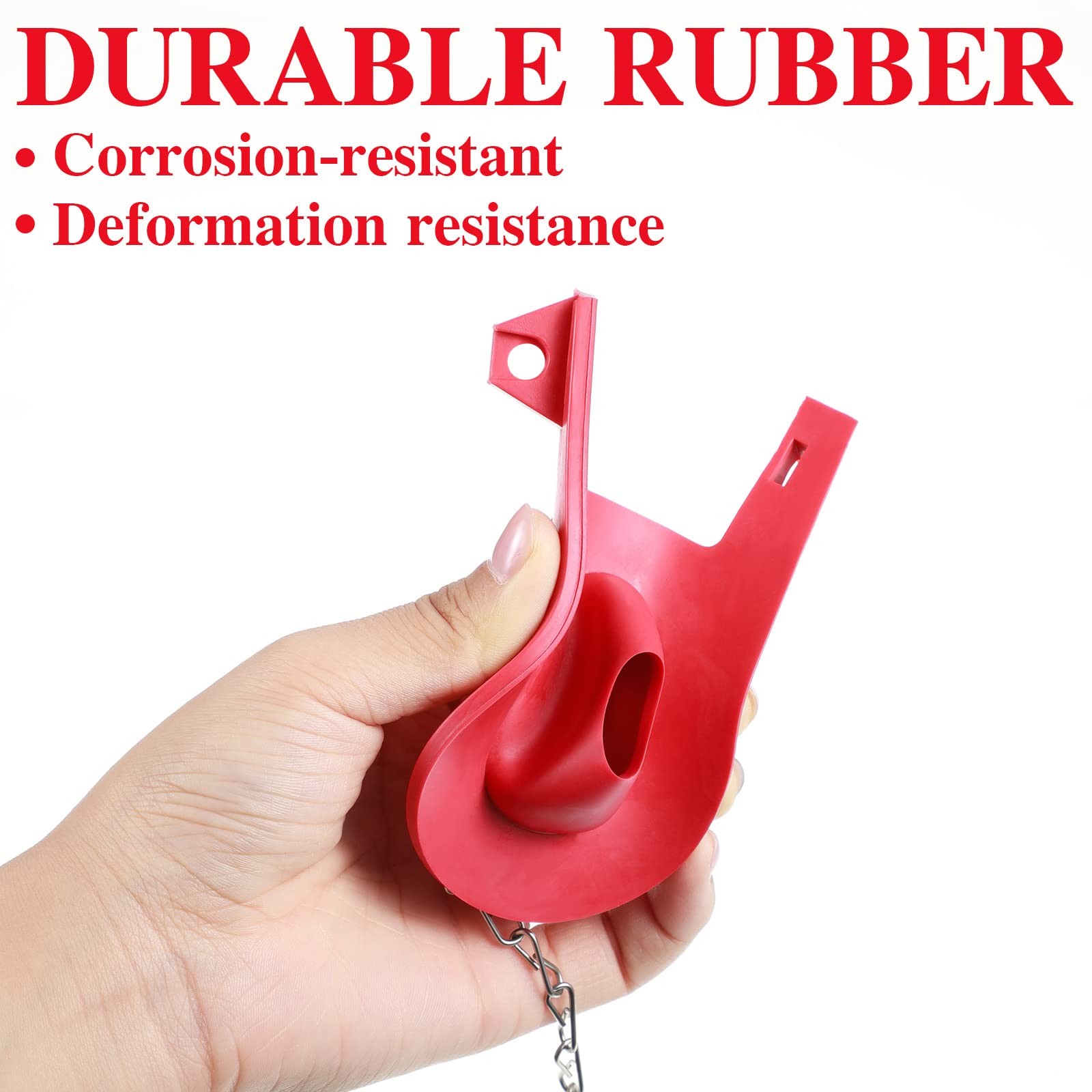 15 Pcs 2 Inch Toilet Flapper Replacement Kit Universal Toilet Plug Flapper wi…