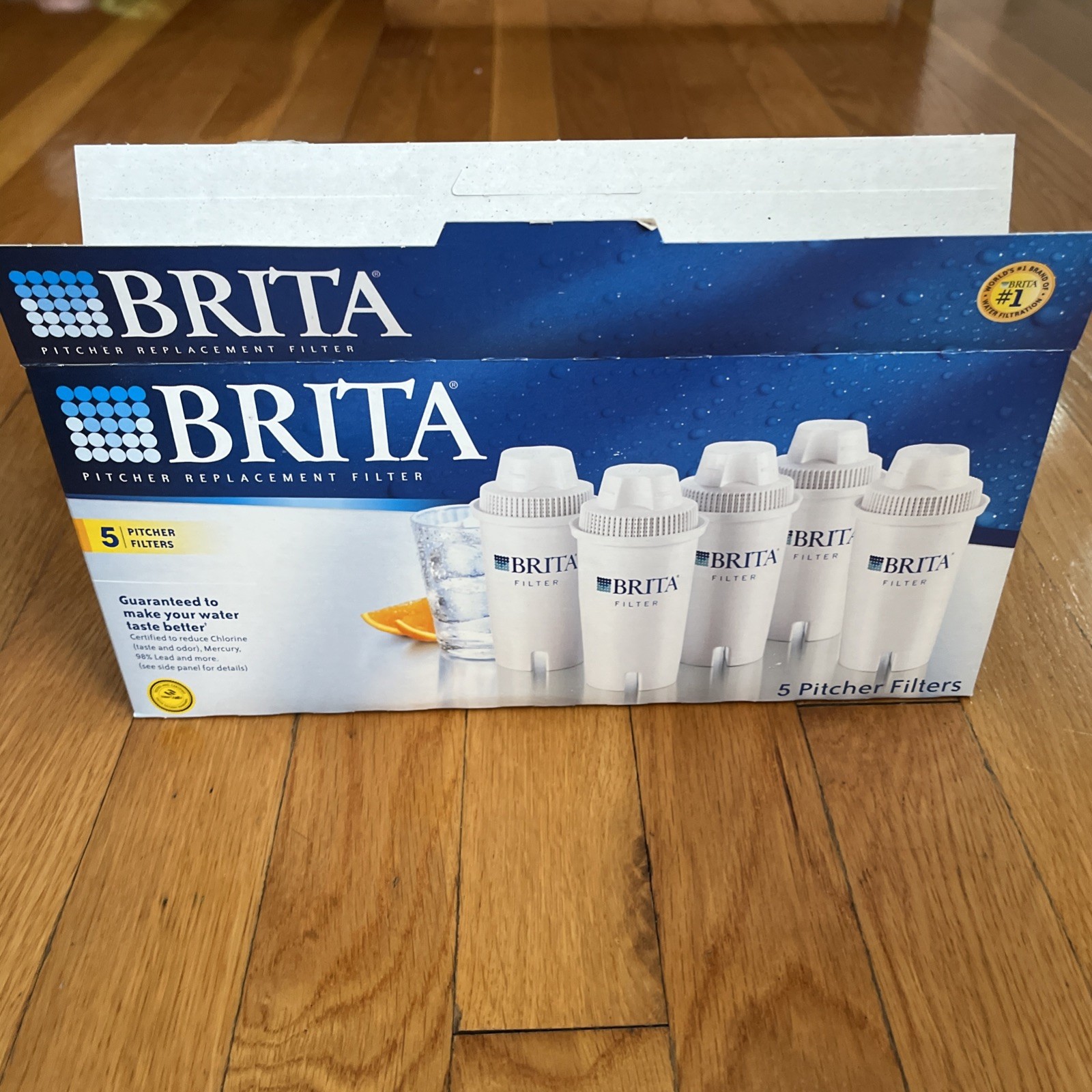 Brita Water Pitcher Replacement Filter #766229 7 PACK New Sealed 40gal 2 Month