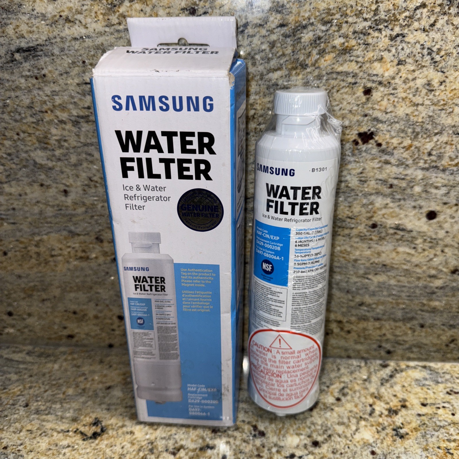 Samsung Genuine DA29-00020B HAF-CIN/EXP Fridge Ice & Water Filter