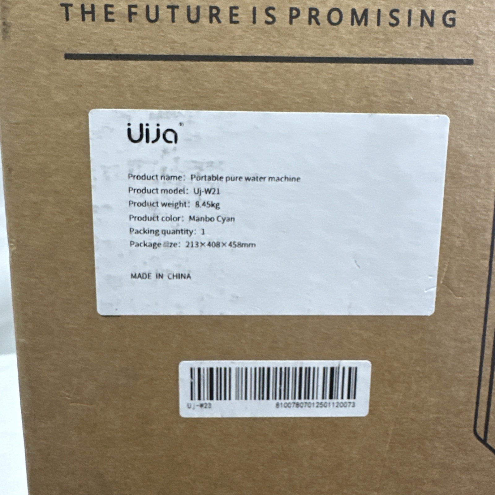 Uija Portable 5-Stage Ro Countertop Water Filter, Battery Powered, 18.5 Gal Cap