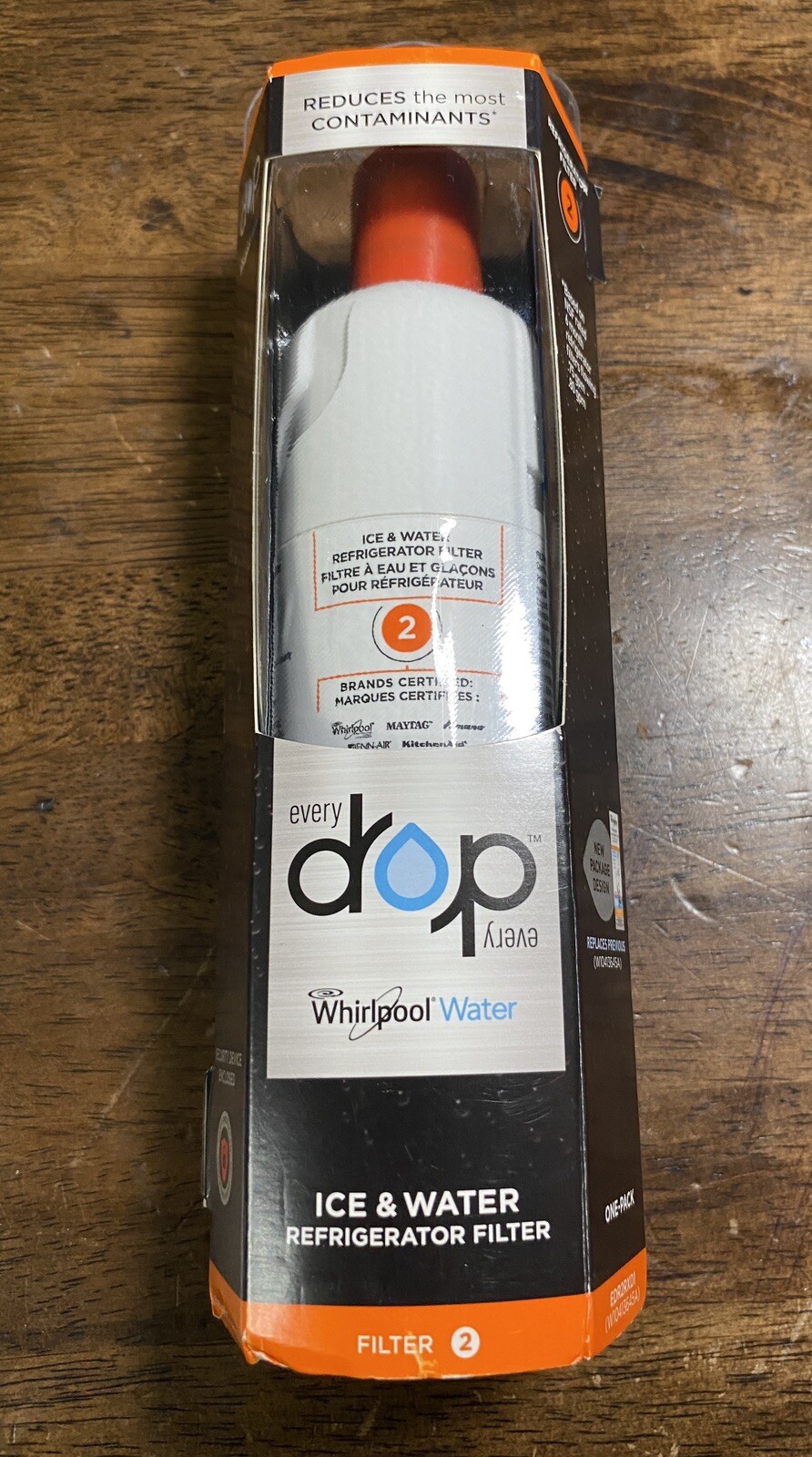NEW SEALED Ice & Water Refrigerator Filter #2 EDR2RXD1