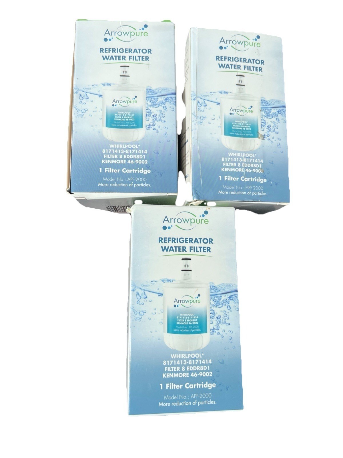 Kenmore 46-9911 Water Filter Lot of 3 469911 Frigidaire Ice & Water OEM