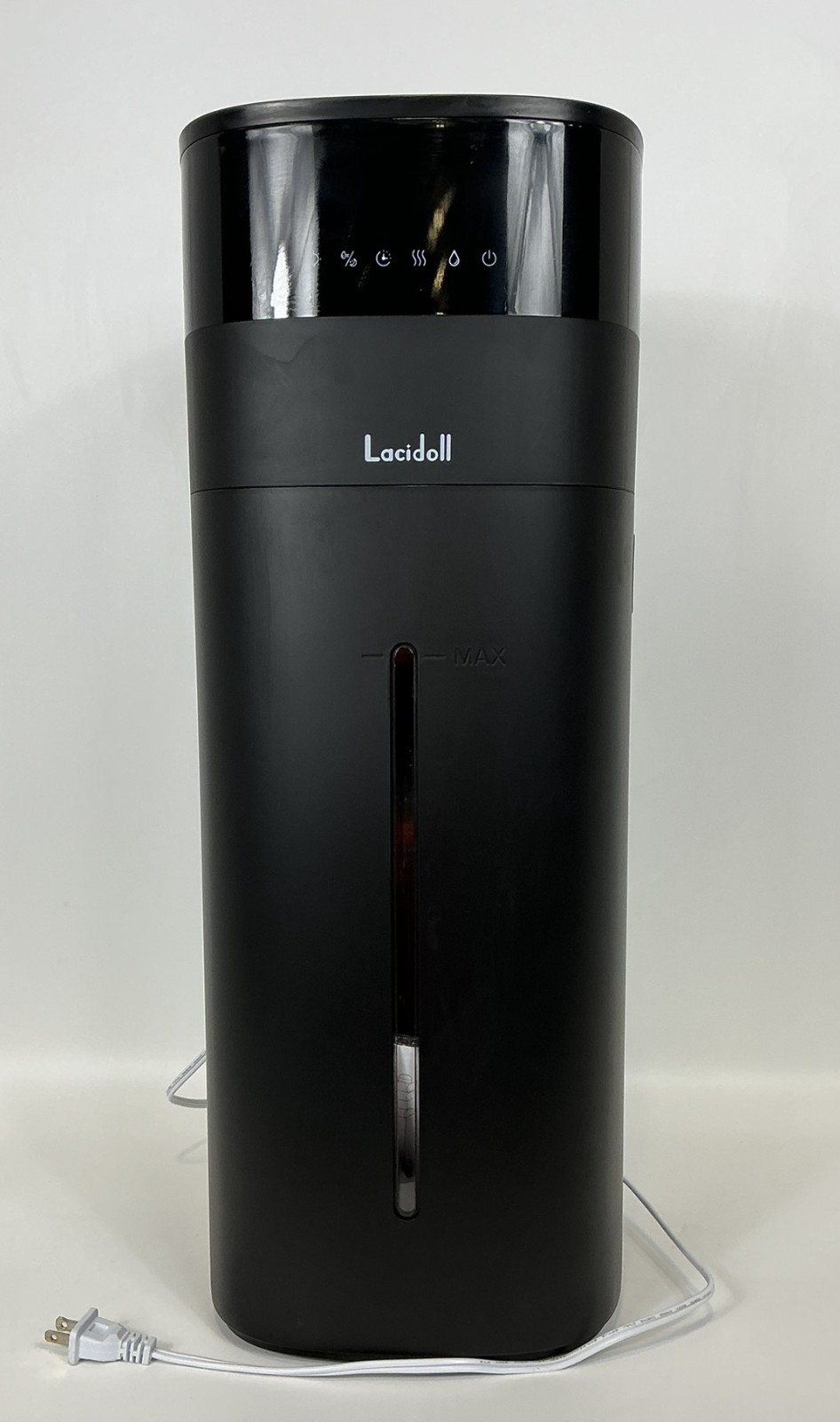Lacidoll 5.3Gal Cool & Warm Mist Humidifier 2000 sq ft Whole House w/ Tube Black