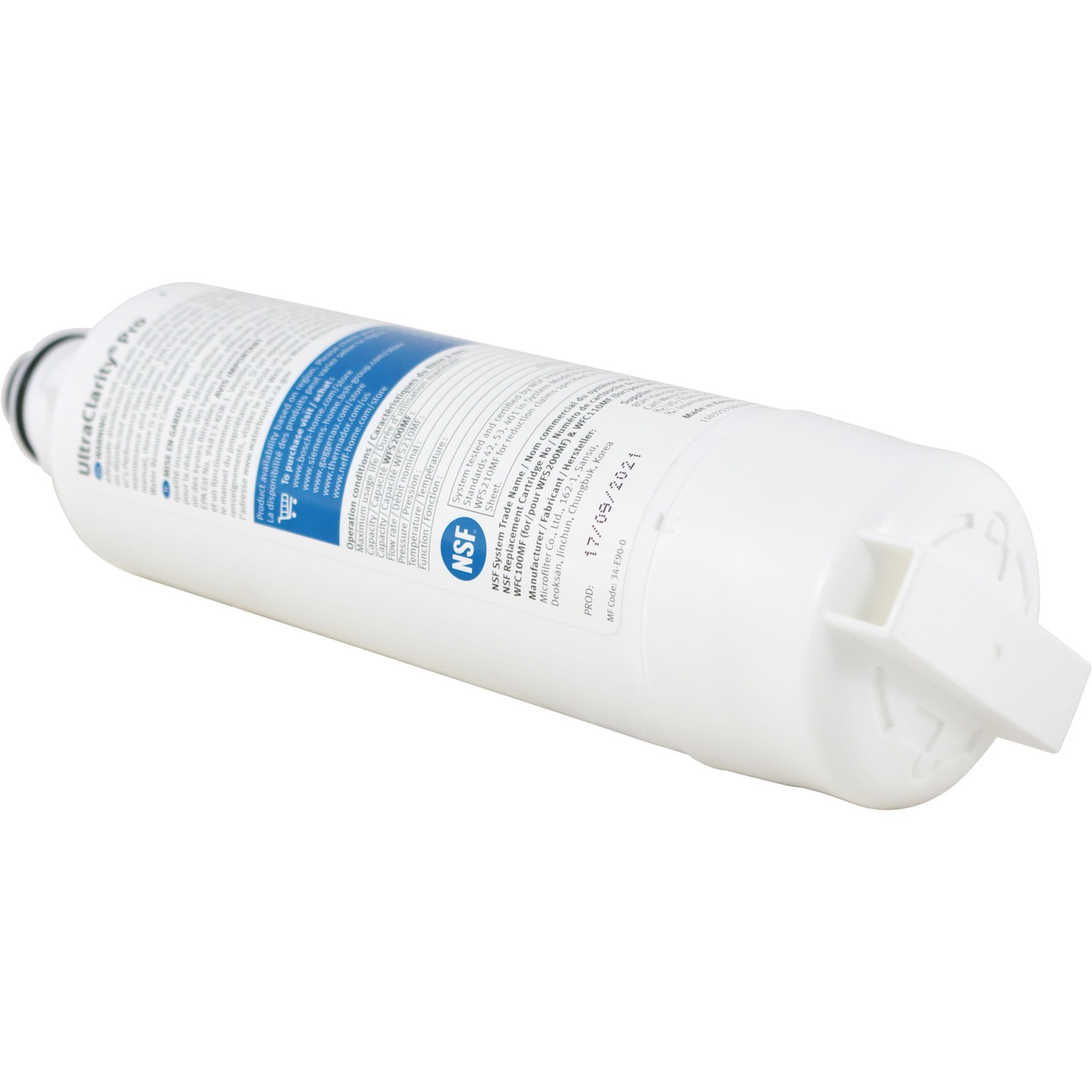 Bosch UltraClarity Pro Refrigerator Water Filter 11032531 BORPLFTR55 New Sealed