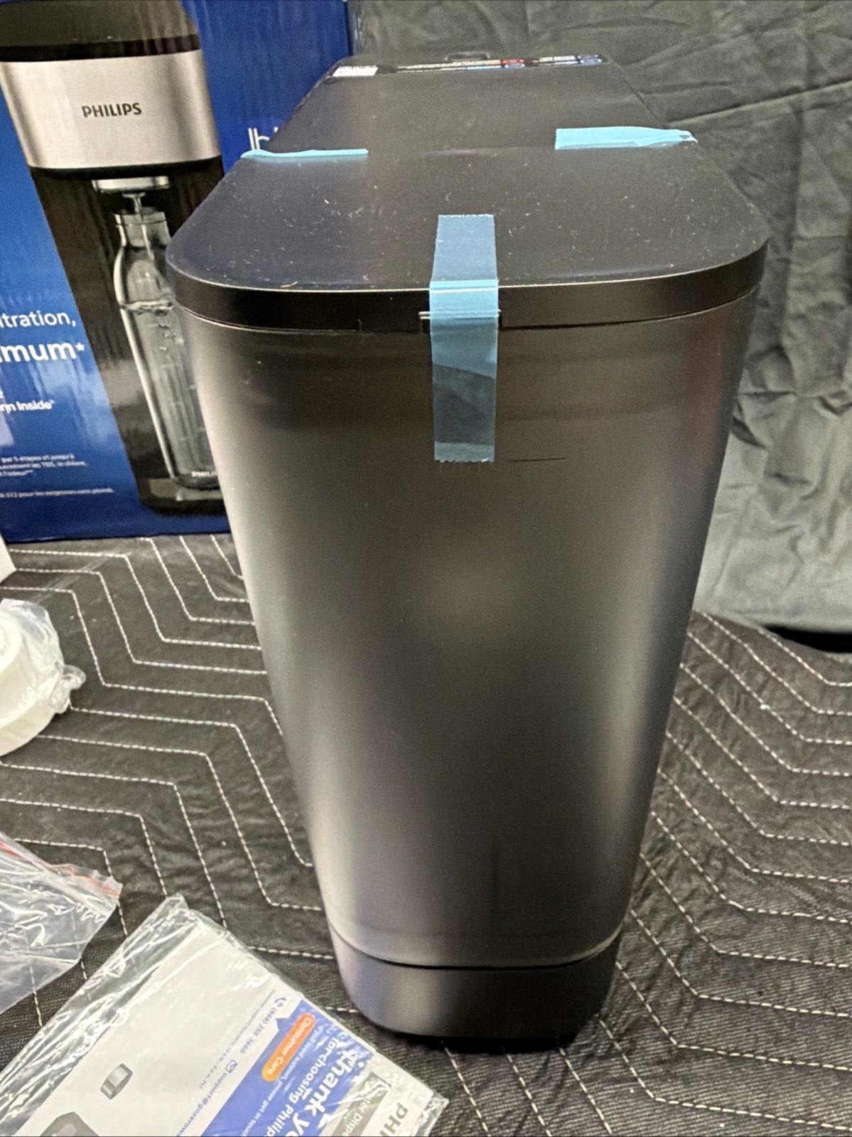 Philips Reverse Osmosis RO Water Filter System Compact Countertop – Silver Black