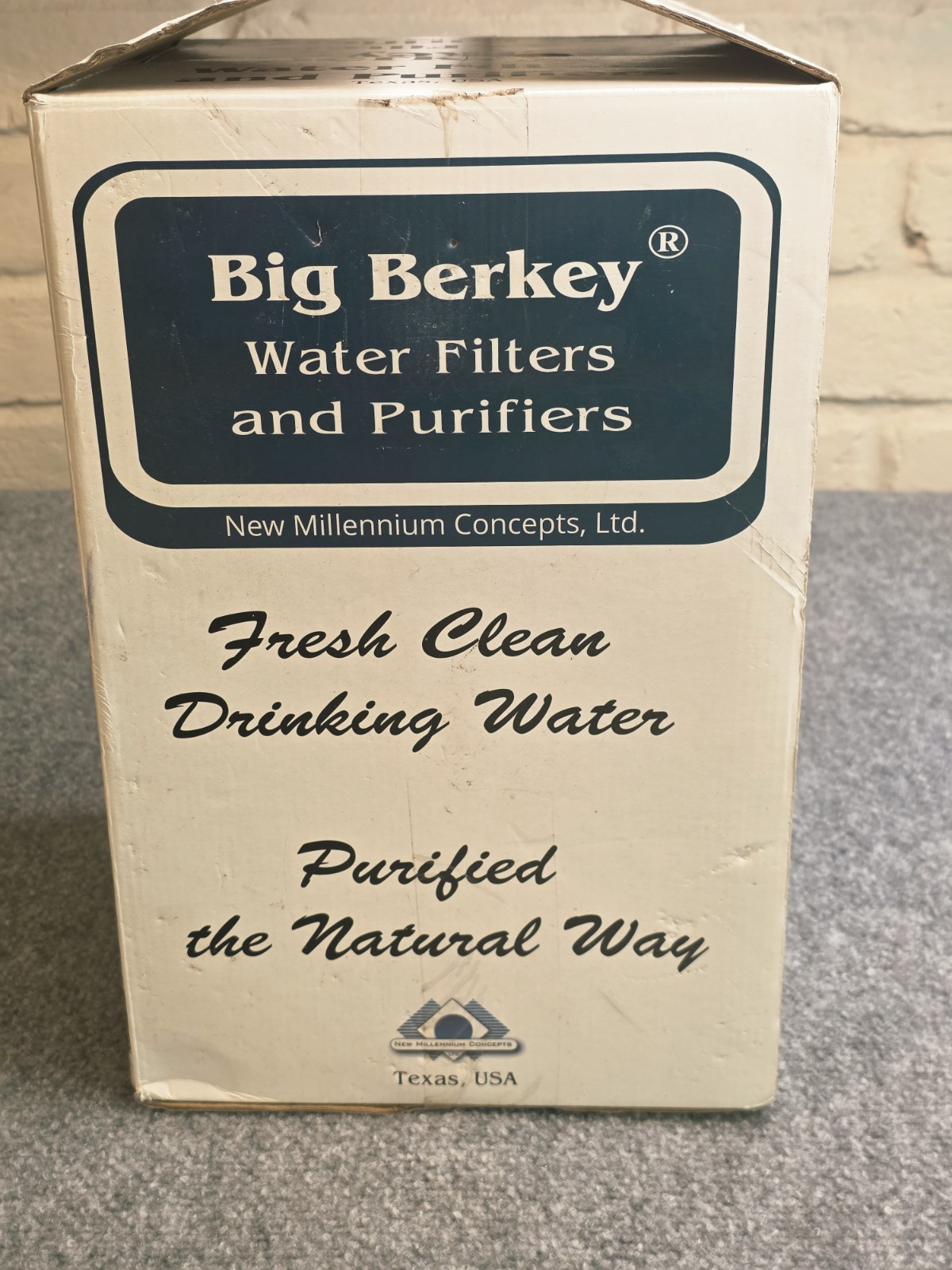 New Big Berkey Steel Water Filter System 2.25 Gallon