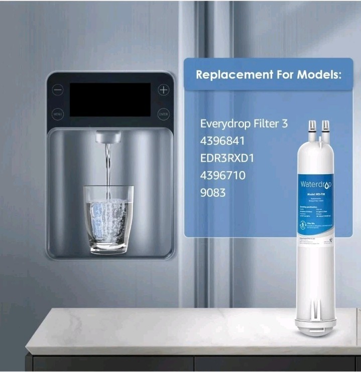 Waterdrop WD-F08 Water Filter, Fits Kenmore® 46-9083 & 46-90309 (4 Pack)
