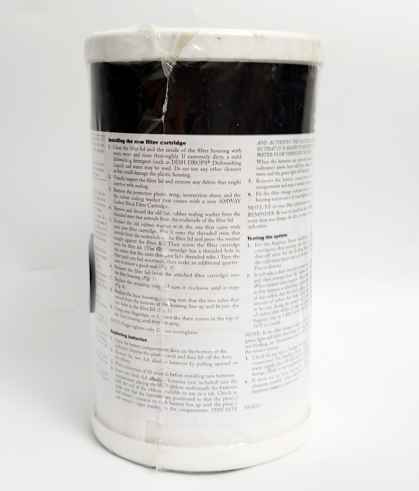 Genuine OEM Amway E85 Replacement WATER FILTER e84 Compatible Filters FULL SIZE