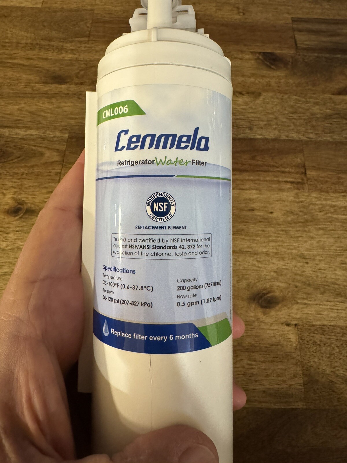 [1-Pack] Cenmela CML006 200 Gallons Compatible with Frigidaire WF3CB DU