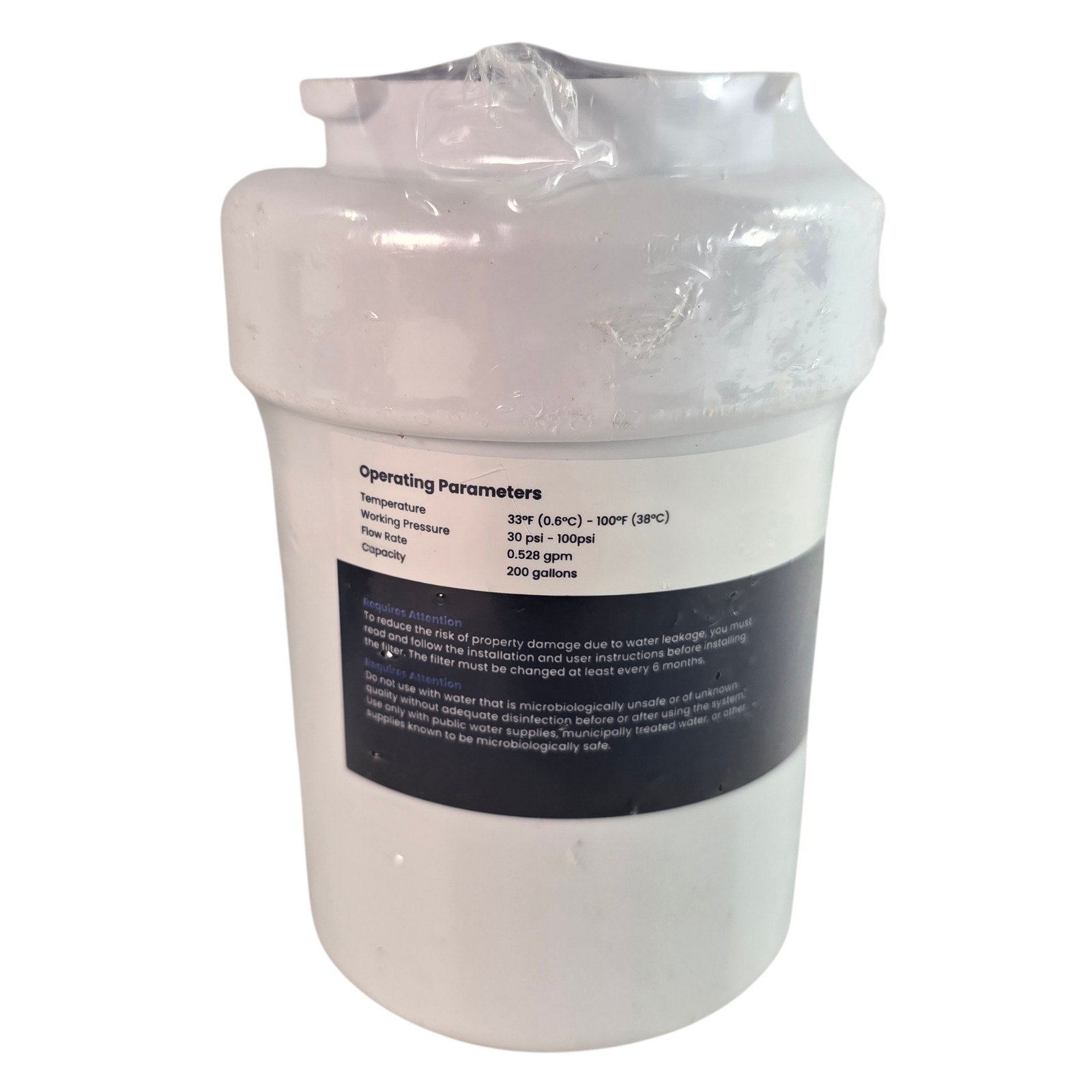 2 Pack For GE MWF Compatible Refrigerator Water Filter Glacier Fresh GF-MWF NSF