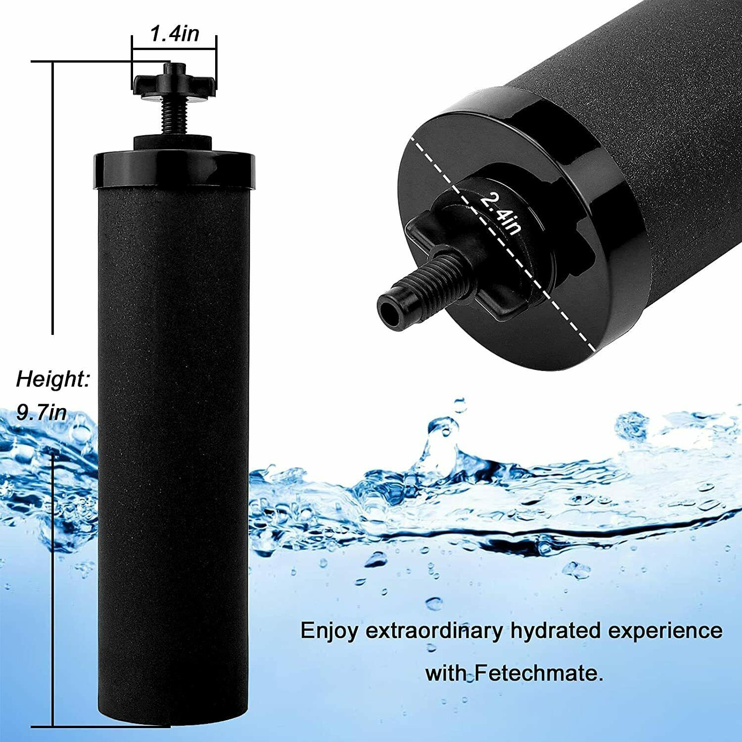 New Replacement Filters BB9-2 Black Berkey Cartridge Gravity Filter System