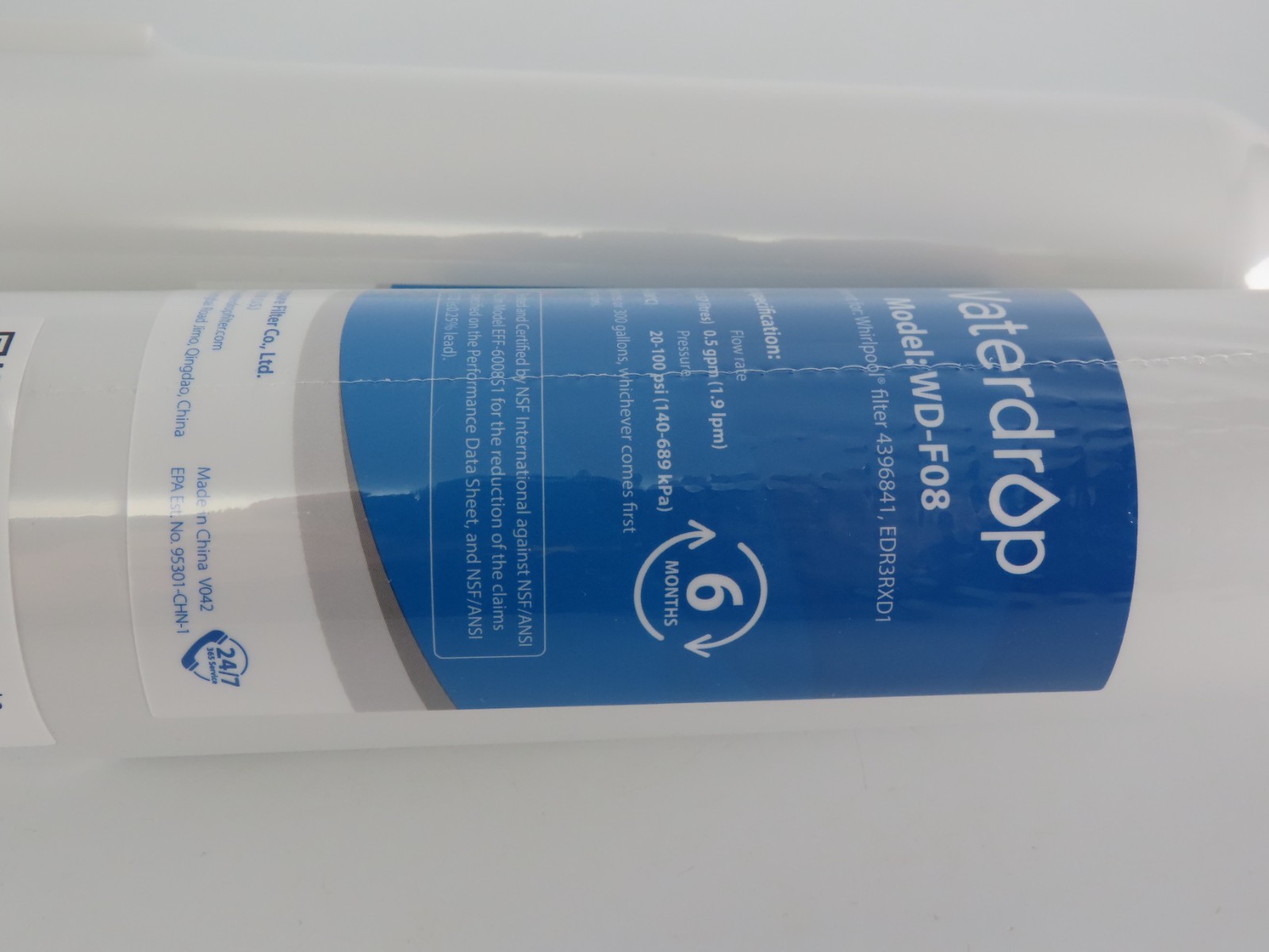 2 Refrigerator Water Filter Replacement WD-F08 Sealed