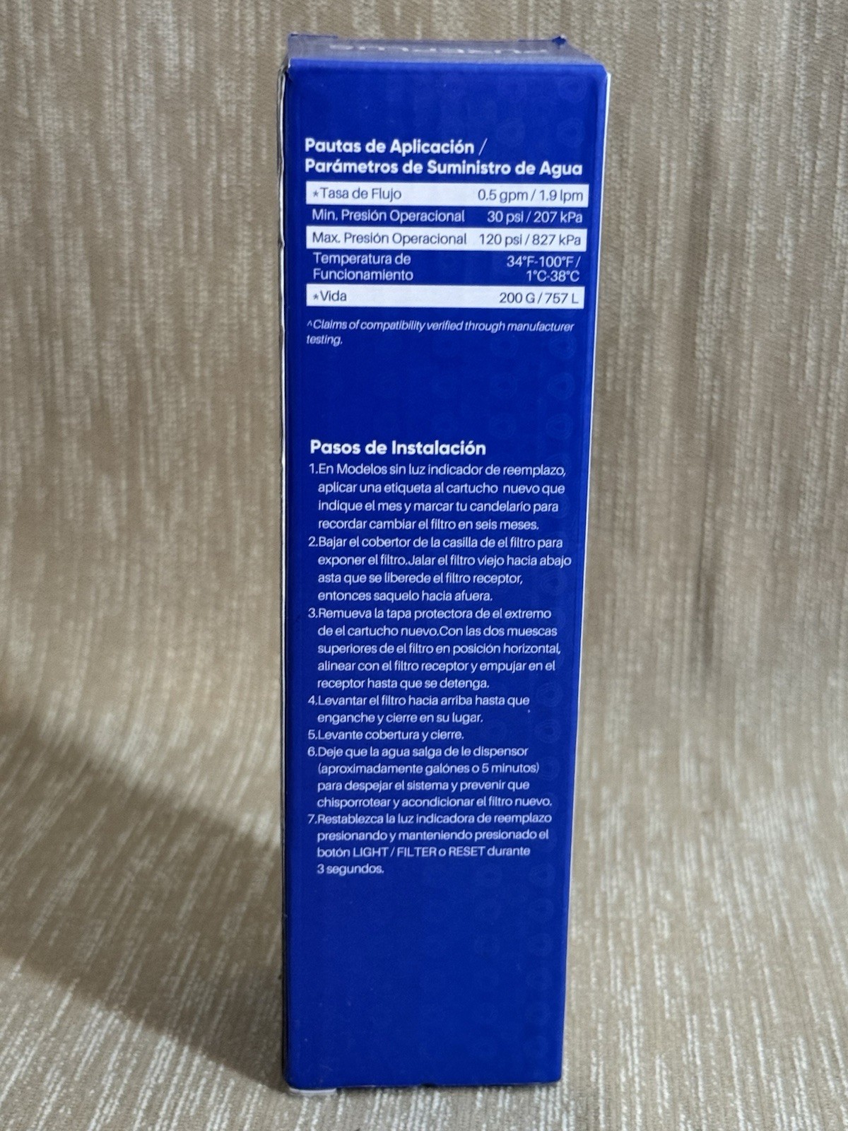 PUREPLUS RWF4700A Refrigerator Water Filter, New Sealed, RWF4700AC W/Reset Tool