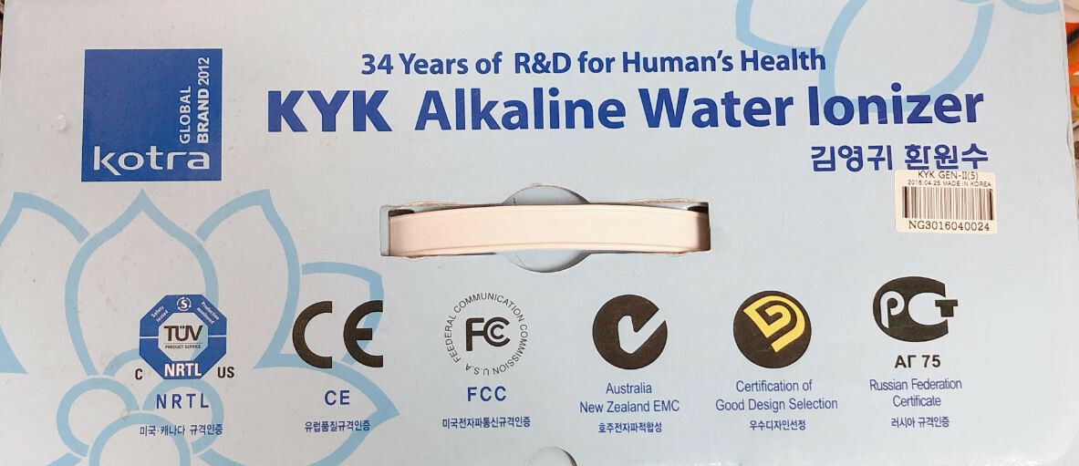 KYK Generation II Alkaline Water Ionizer Machine 5 Plates Dual Filtration