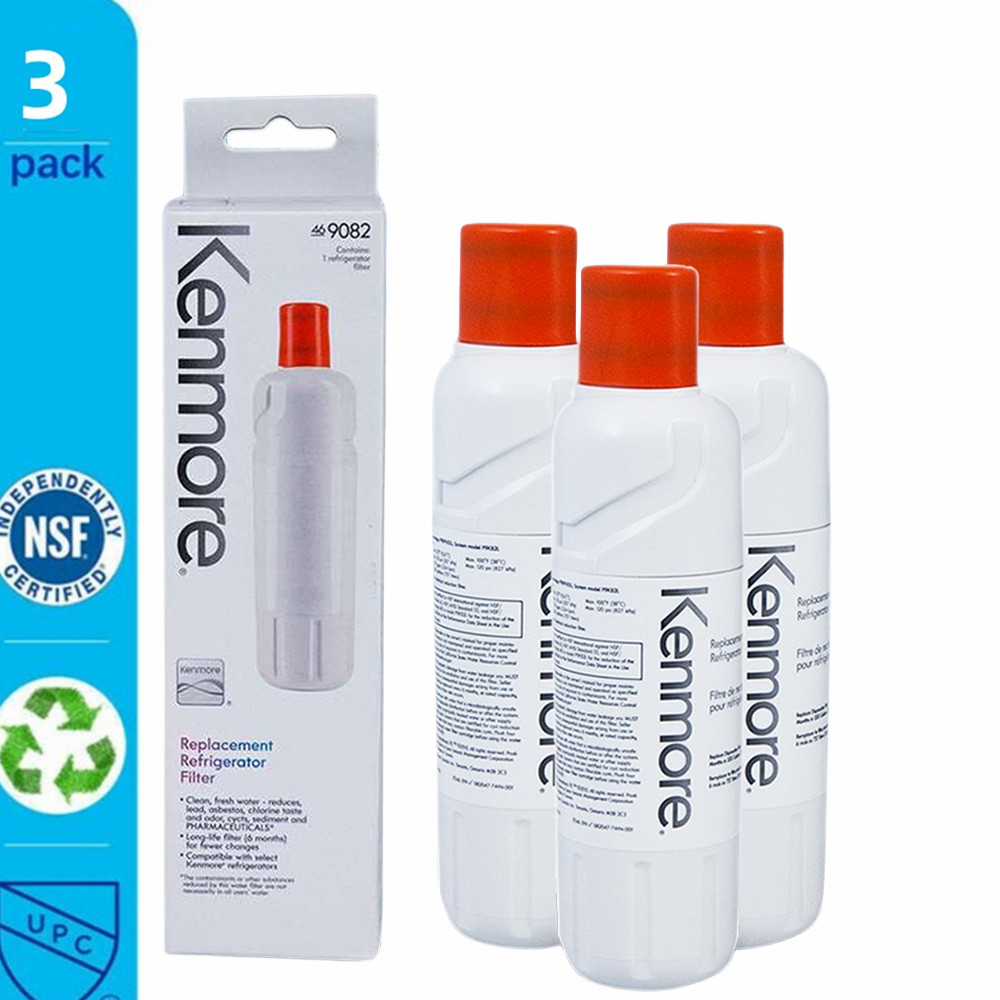 3 PACK Kenmore 9082 Replacement Refrigerator Filter, FREE SHIPPING